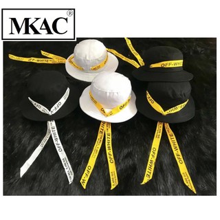 MŨ BUCKET , NÓN TAI BÈO ĐUÔI DÀI OFF WHITE