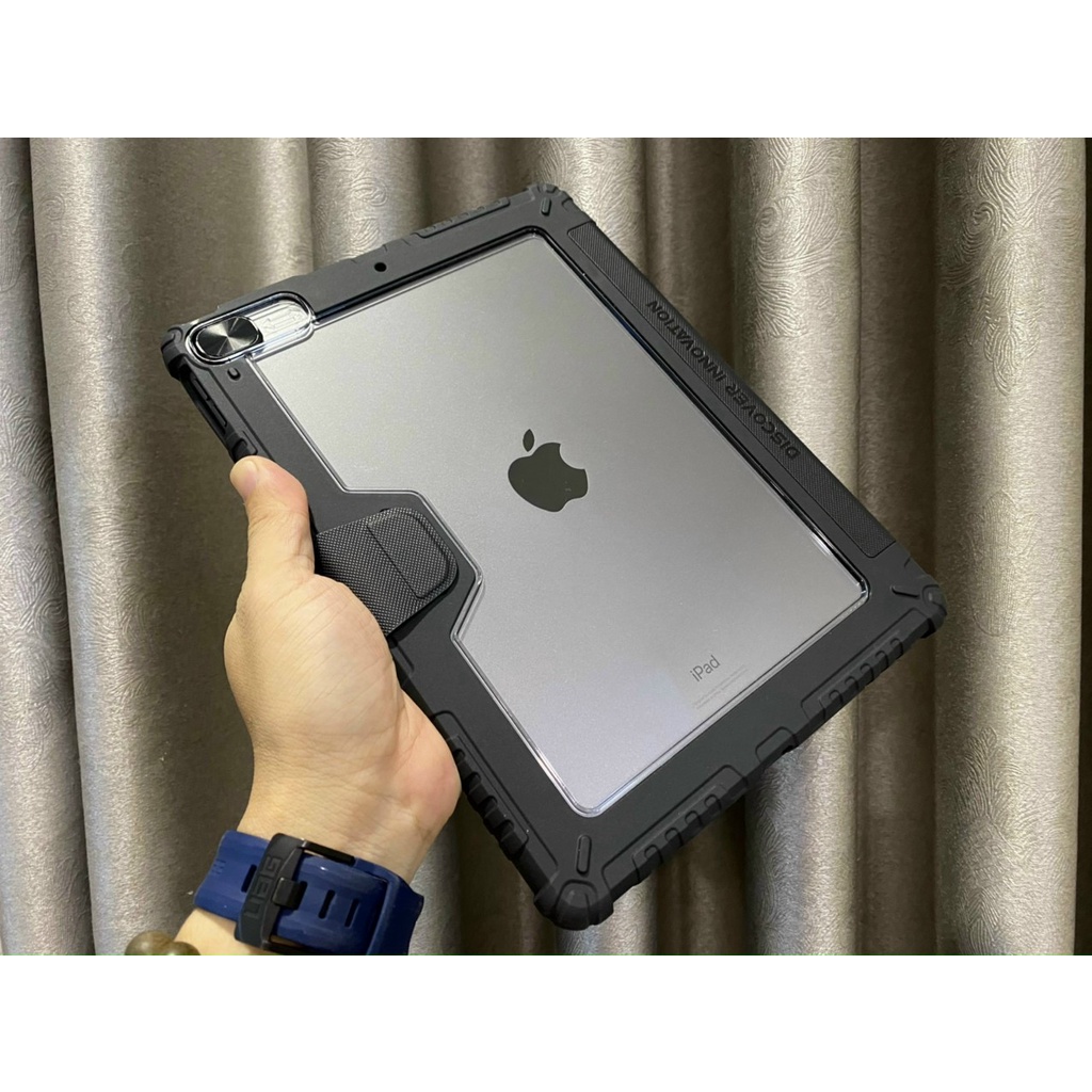 Bao da Nillkin trượt bảo vệ camera iPad Mini 6/ Pro 11 2020, 2021/ Air4 10.9/ Gen 7/Gen 8 9 10.2 Bumper Leather Case Pro