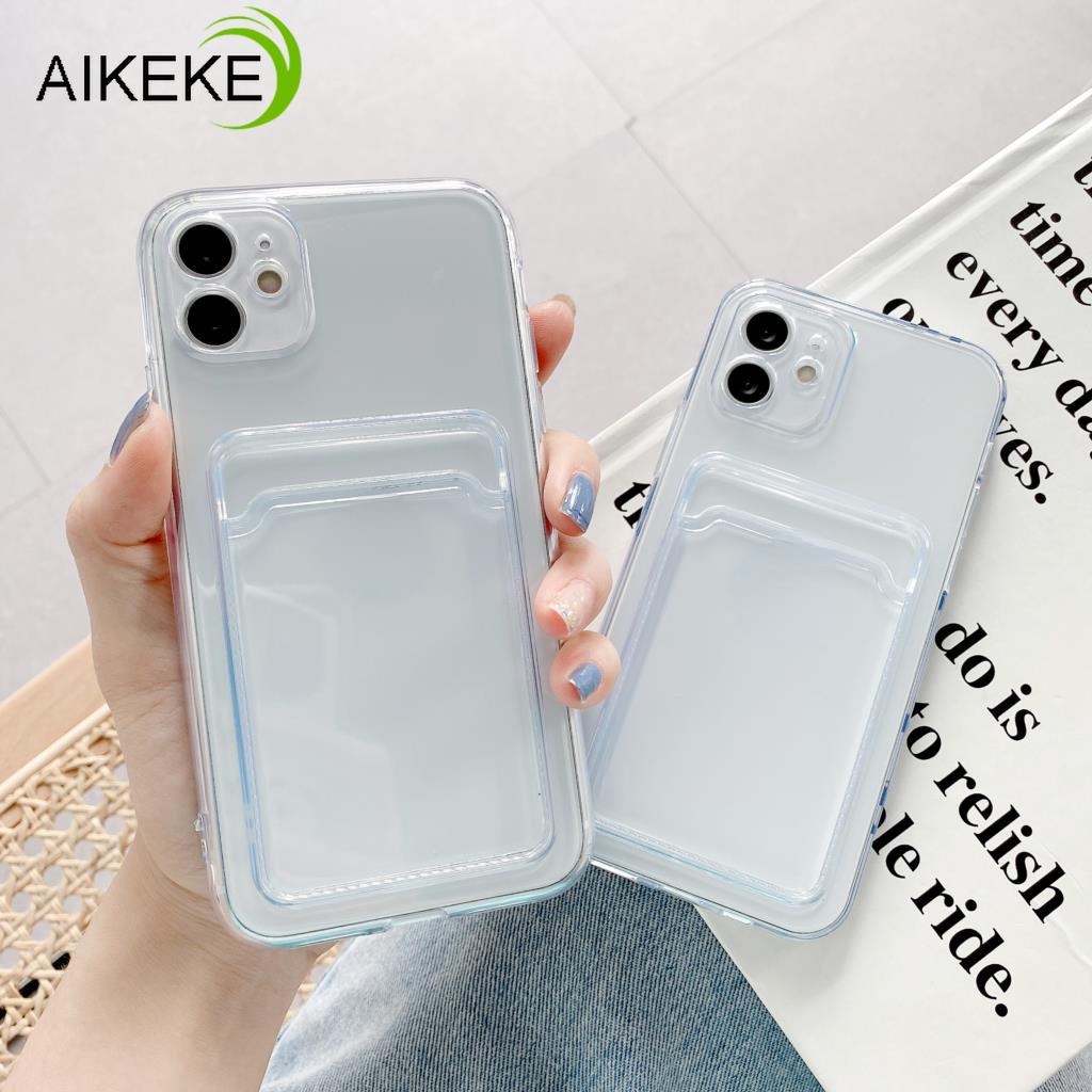 Ốp điện thoại có ngăn đựng thẻ cho Compatible for Iphone 13 11 12 Pro Max Mini Xs X Xr 7 8 Plus Se 2020 12pro