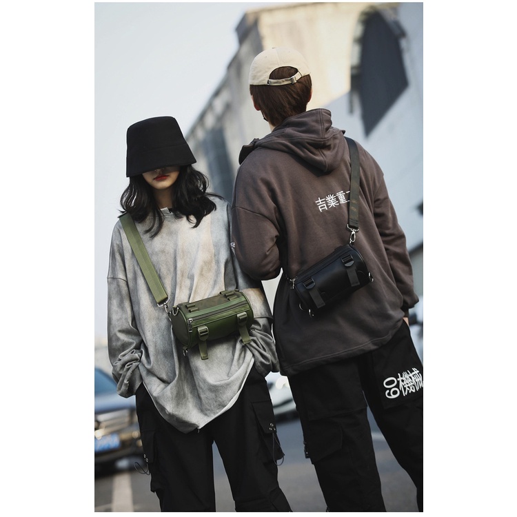 Túi đeo chéo Nam Nữ Mini nhỏ gọn Slim Bag Unisex vải Oxford nhập khẩu chống thấm nước thương hiệu - T67