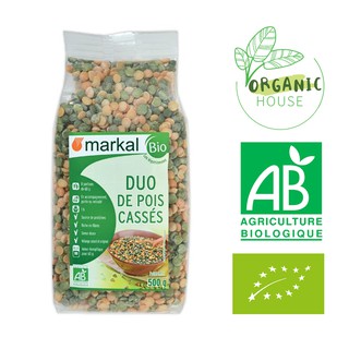 Đậu Hà Lan hữu cơ Markal (xanh & vàng) 500g