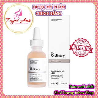 Serum The Ordinary Lactic Acid + HA tẩy da chết