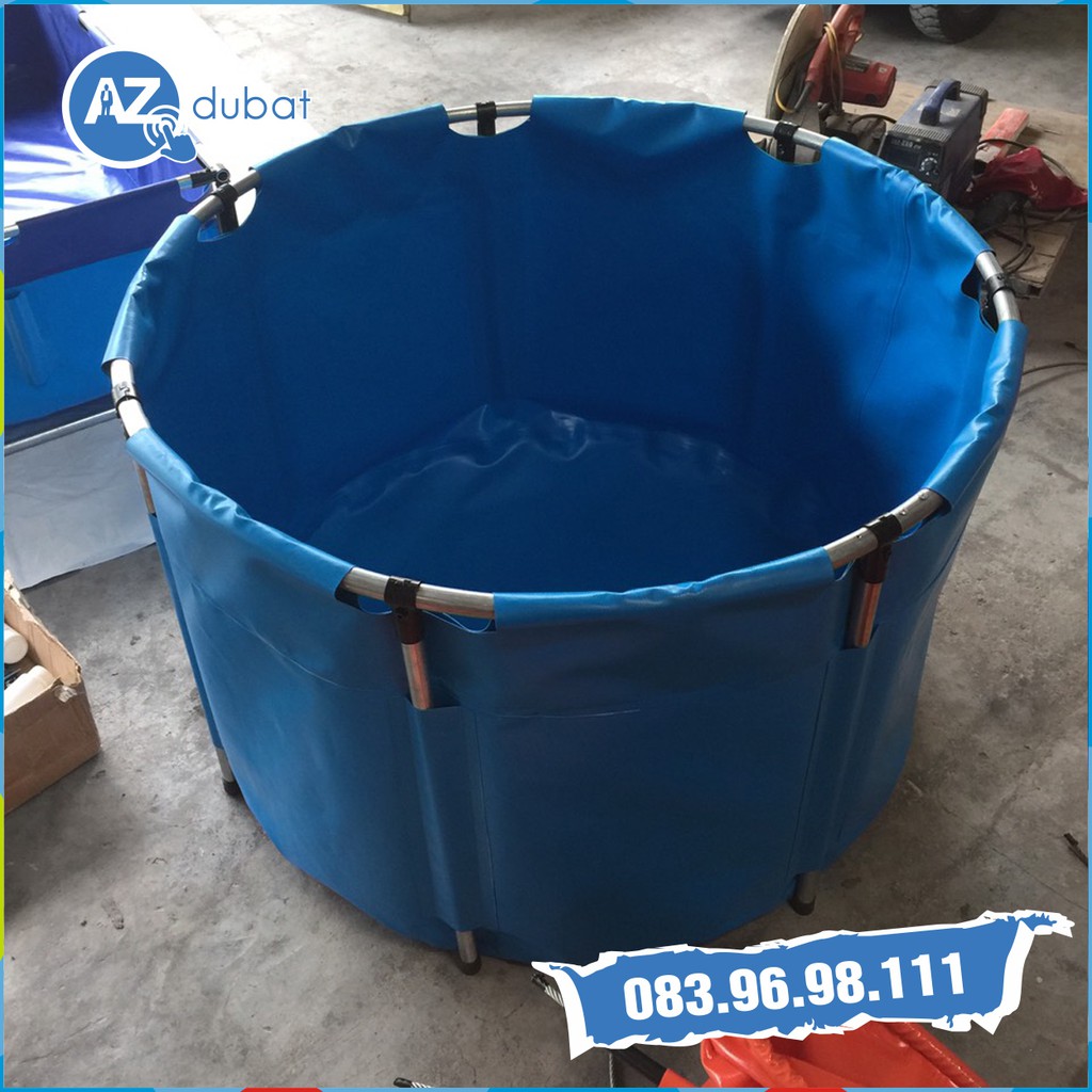 Bồn bạt nuôi cá koi hình tròn ĐK 1.2m - Ý Tưởng Việt
