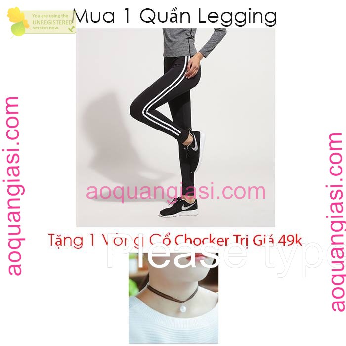 Mua quần legging Tặng vòng cổ chocker trị giá 49k