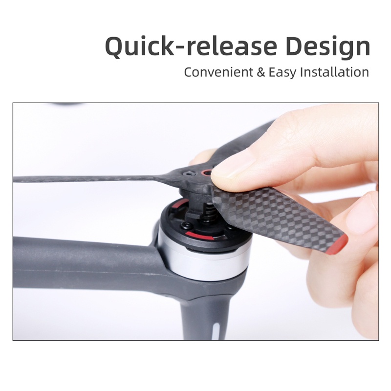 Cánh Quạt Sợi Carbon Tiếng Ồn Thấp Cho-D-JI FPV Combo