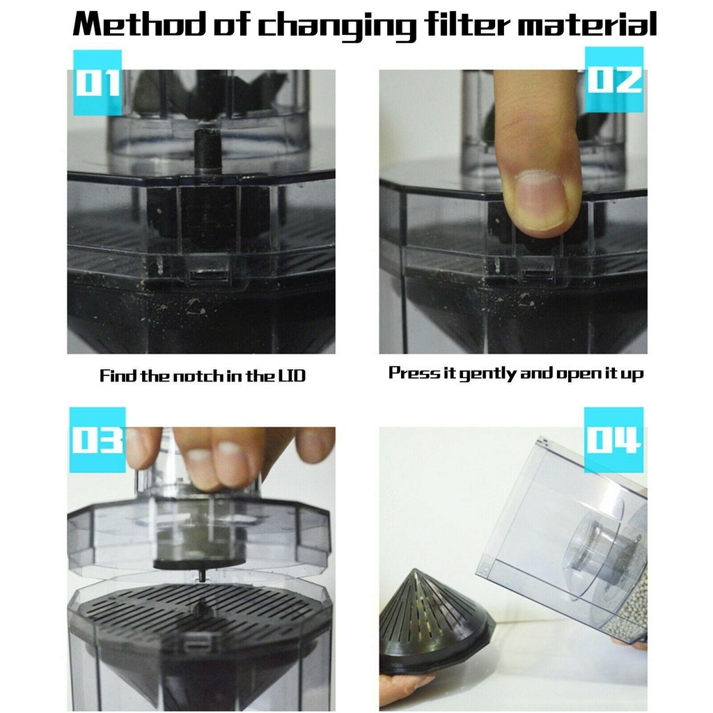 MUVAKO Dụng Cụ Lọc Phân Cá Tự Động Hiệu Quả