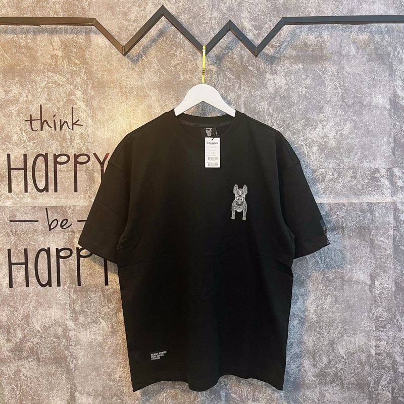 Áo Life Work logo mini basic