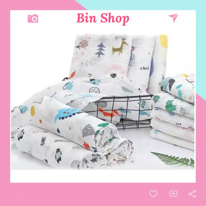 Khăn Aden Bin Shop Siêu Mềm Mịn Cho Bé