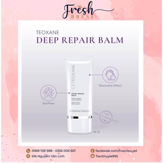 Kem dưỡng phục hồi cho da nhạy cảm Teoxane Deep Repair Balm 30ml
