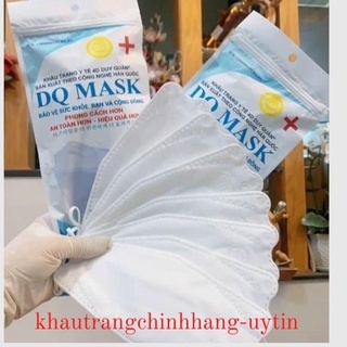 Combo 10 túi Khẩu trang 4d Kf94 Duy Quân-kháng khuẩn và chống bụi mịn công nghệ Hàn Quốc