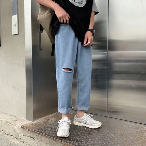 Quần Jeans Baggy Dáng Rách Cạnh 2021 tại Baggy Store 88 | BigBuy360 - bigbuy360.vn