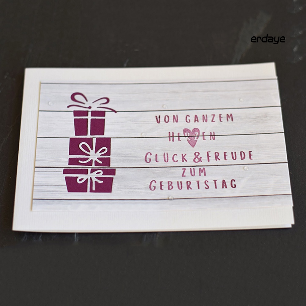 Khuôn cắt giấy làm từ kim loại hình hộp quà trang trí sổ thủ công