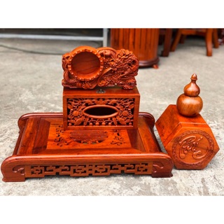Combo bàn trà gỗ hương