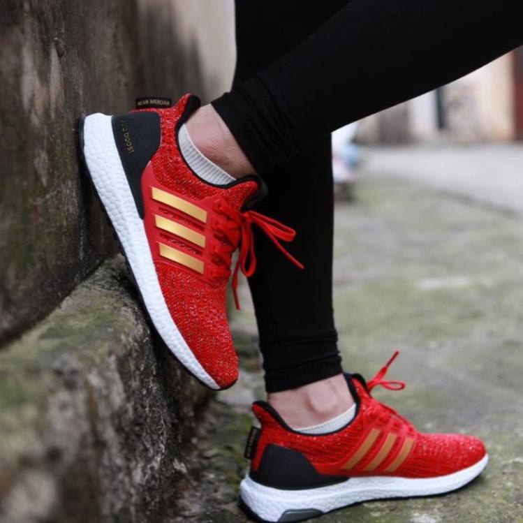 Xả Xả Giày Sneaker Nam Nữ Ultraboost 4.0 đỏ (fullbox+freeship) 2020 new 🍀 Xịn L * . 👞