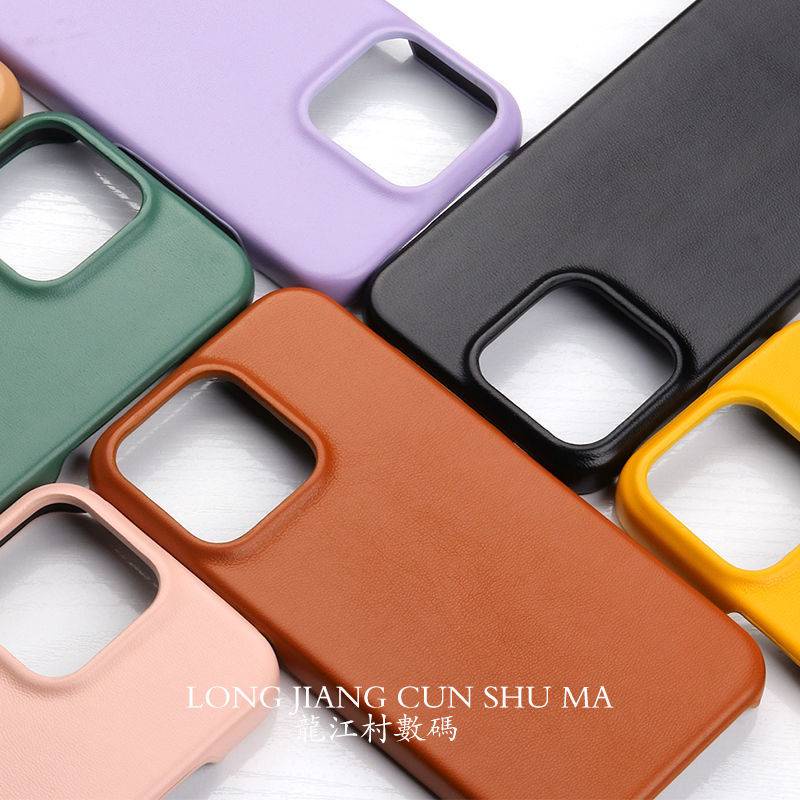 Sang Trọng Ốp Điện Thoại Da Cứng Cho iphone 15 pro max 14 plus 13 12 11 pro