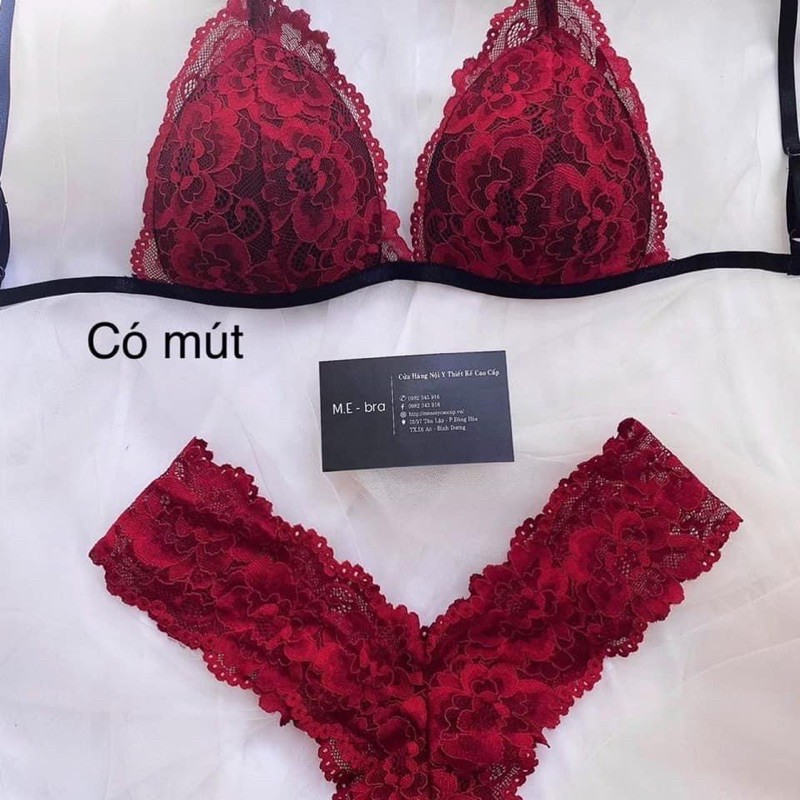 Bộ bralette đỏ cup bé (khách đặt từ 2 bộ tự chọn bất kì) | BigBuy360 - bigbuy360.vn