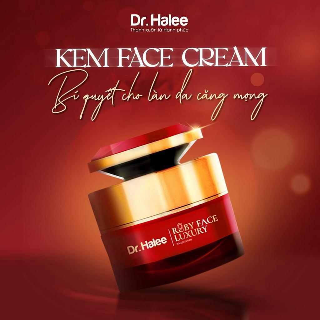 Kem Dưỡng Trắng Da Chuyên Sâu Ruby Lựu Đỏ Dr.Halee 30ml