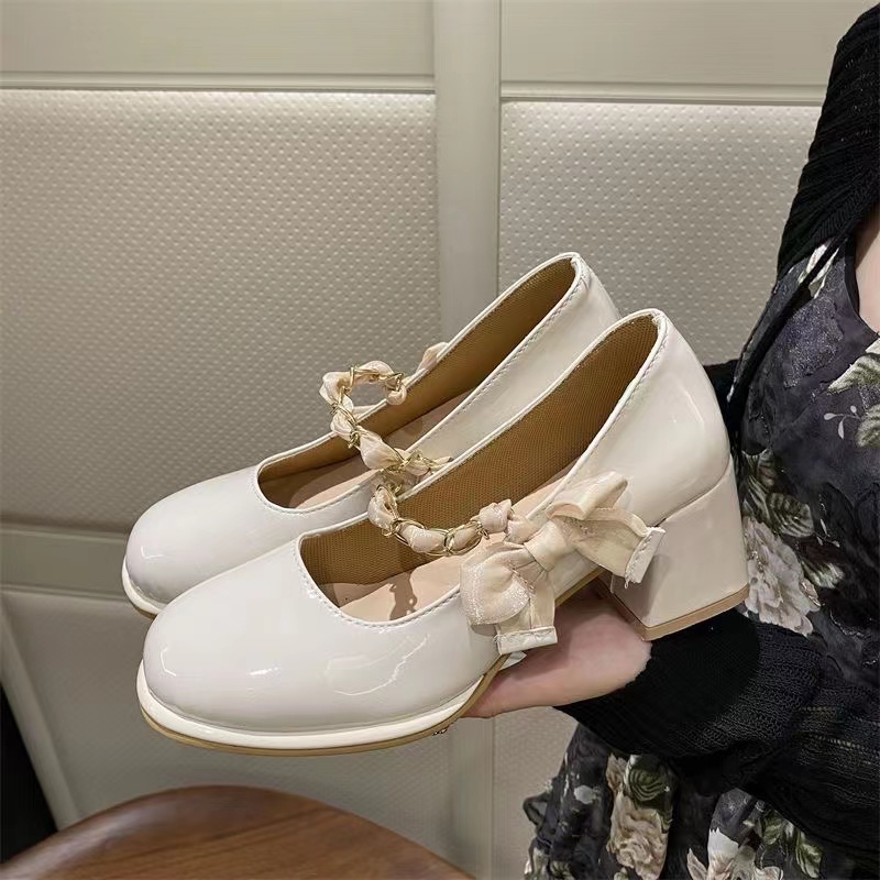 Giày Cao Gót Đế Dày Thời Trang Công Sở Thanh Lịch Cho Nữ