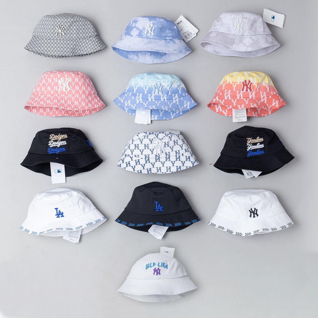 NÓN MLB  NEW YORK YANKEE MONOGRAM CHẤT VẢI COTTON HÀN QUỐC CAO CẤP, NÓN THỜI TRANG BU10A22