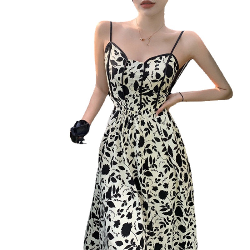 Đầm Dài Hai Dây Thời Trang Thanh Lịch Dễ Phối Đồ Cho Nữ