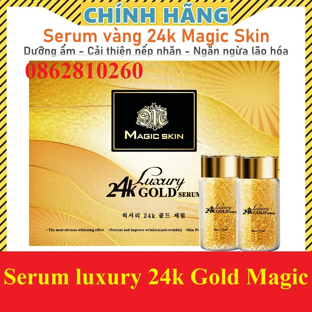 Serum 24K Dưỡng Da đẳng cấp Luxury 24K Gold Serum Magic Skin