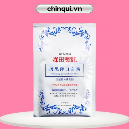 Mặt Nạ Cao Cấp Tinh Chất Dưỡng Sáng Da Dr.Morita Whitening Essence Facial Mask 28g