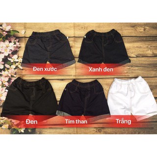 Xả kho quần đùi giả jean cho bé chỉ 35k/quần