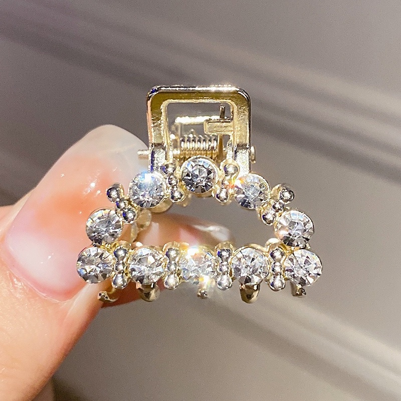 Kẹp tóc đính ngọc trai giả chất liệu hợp kim thời trang