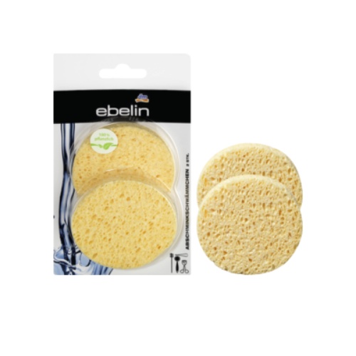 Bọt biển rửa mặt Ebelin 2 miếng, hàng chuẩn Đức - Shop Melyca