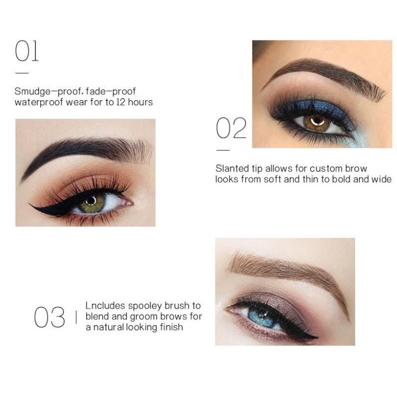 Bộ 8 chì kẻ mày có chổi tán cao cấp tiện dụng | BigBuy360 - bigbuy360.vn