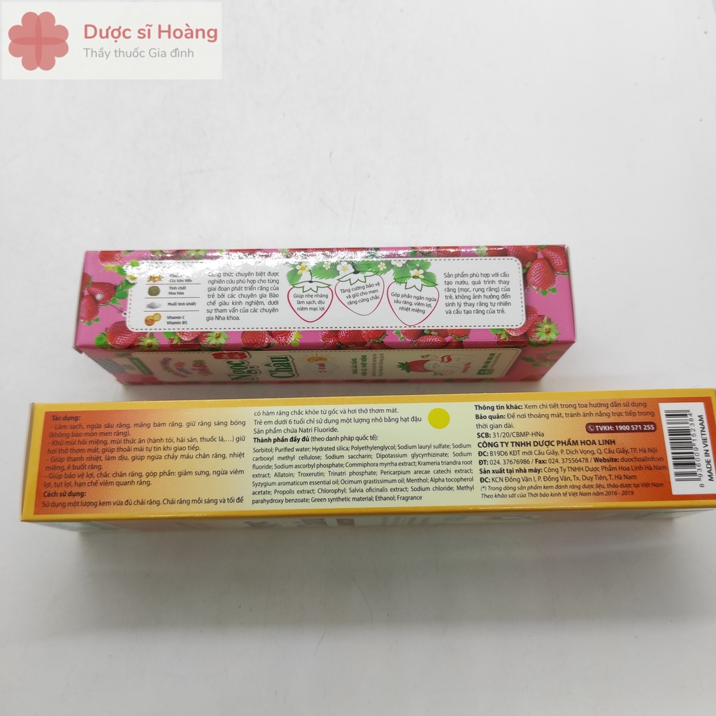 Kem Đánh Răng Dược Liệu NGỌC CHÂU - Giúp Bảo Vệ Lợi ,Nướu, Làm Chắc Chân Răng, Ngăn Ngừa Nhiệt Miệng