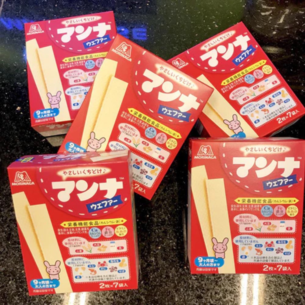 Bánh Xốp Ăn Dặm Dinh Dưỡng Morinaga Nhật Bản Bổ Sung Dinh Dưỡng Cho Bé Ăn Dặm