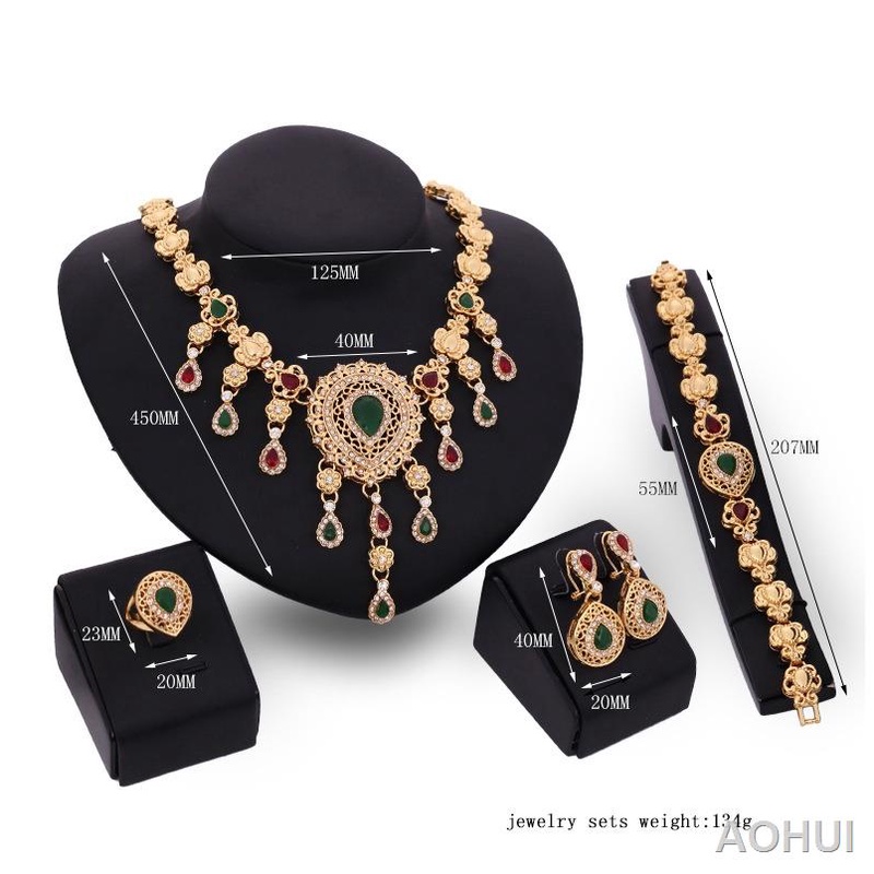 Vòng cổ hợp kim thời trang Bộ đồ trang sức quà tặng nữ