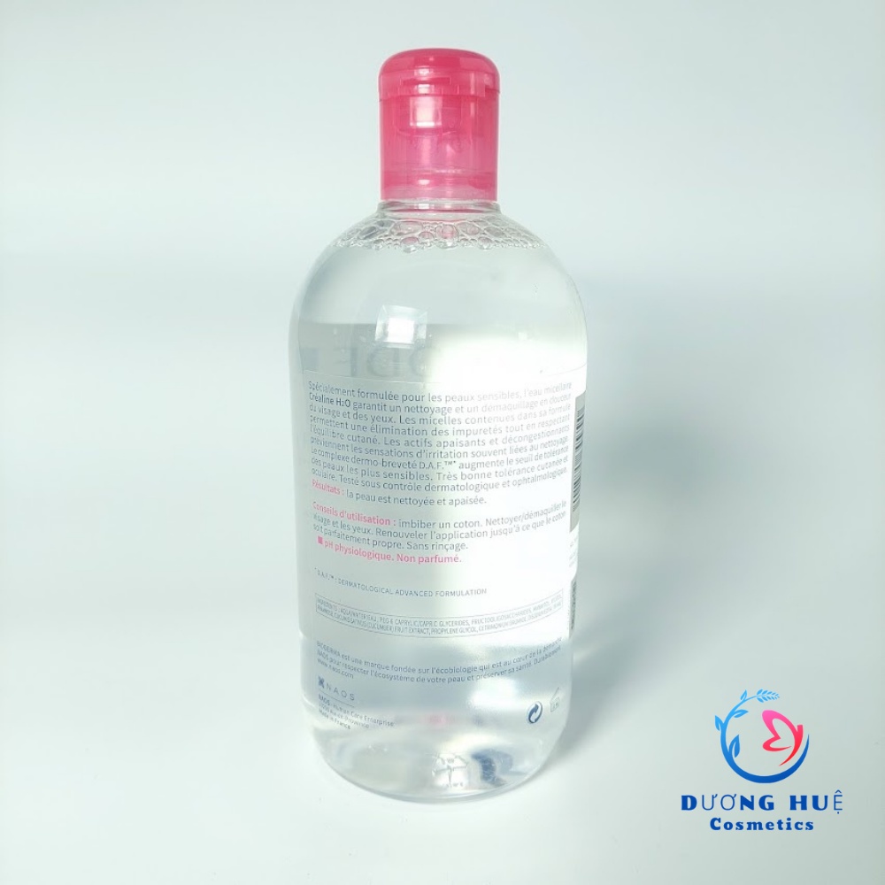 Nước Tẩy Trang Bioderma Créaline H2O 500ml (Chính Hãng)