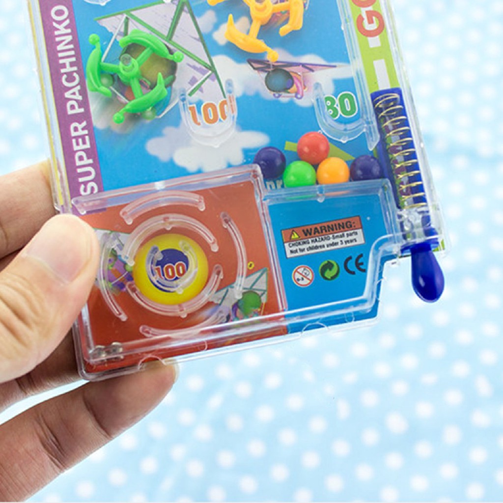 Novelty Space Race Pinball Toy Party Games Pull Back Pinball Mini Machine Gift _video tự quay