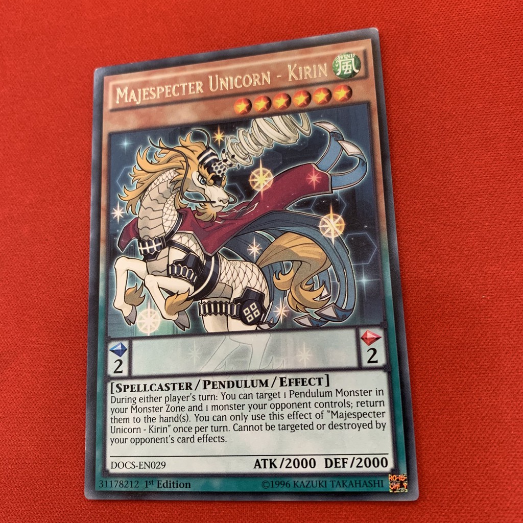 [EN][Thẻ Bài Yugioh Chính Hãng] Majespecter Unicorn - Kirin