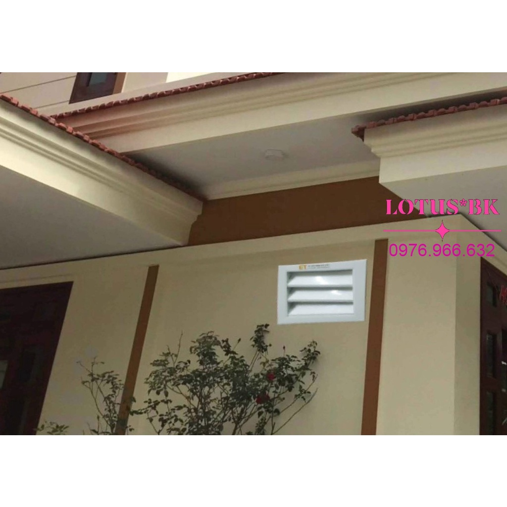 Louver, Chớp thông gió 400x250 🏠CHỐNG HẮT MƯA🏠 siêu đẹp, bảo hành 12 tháng, có lưới inox chống muỗi, côn trùng, chuột