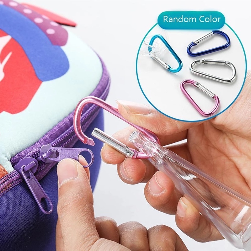 Bình Đựng Nước Kèm Móc Khóa Tiện Dụng Mang Đi Du Lịch