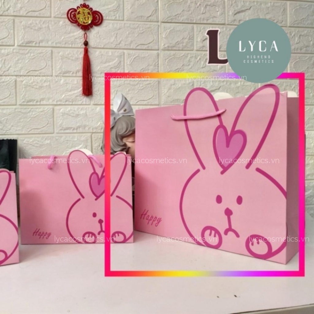 Túi Giấy Đựng Quà Tặng - Túi Tai Thỏ Siêu CUTE