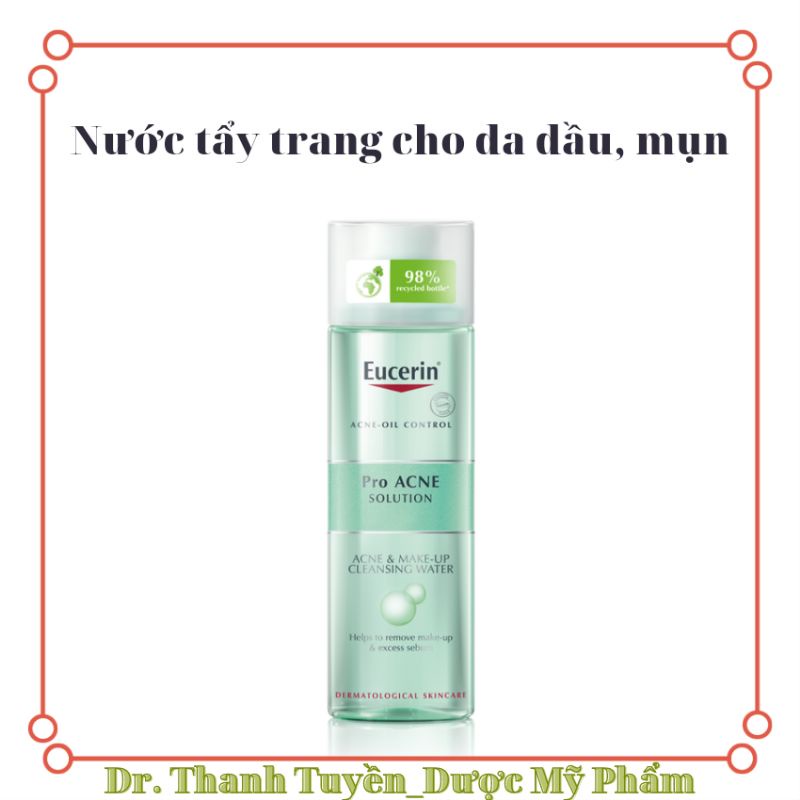 Nước tẩy trang cho da mụn Pro Acne Micellar 200ml/400ml