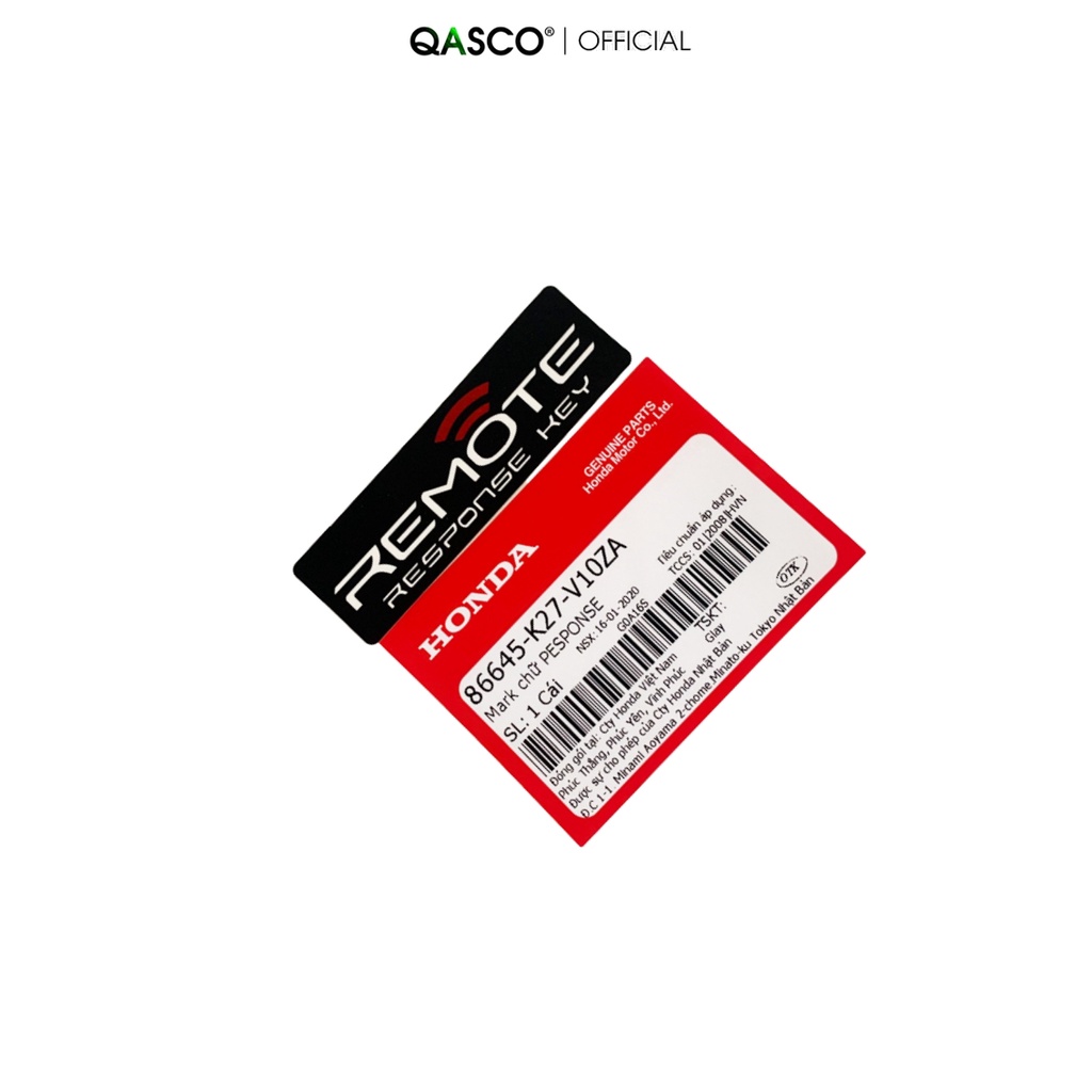 Tem chữ Remote  HONDA Air Blade 125