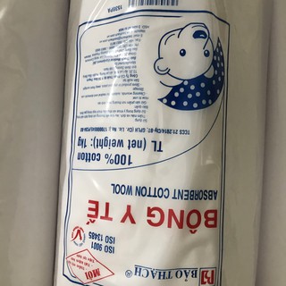 Bông y tế Bảo Thạch, bịch 1kg