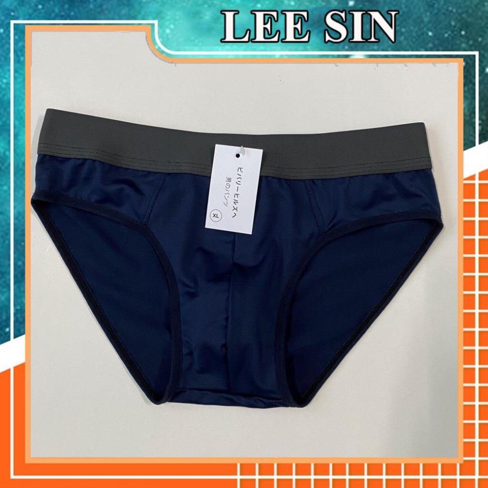 Quần Lót Nam Tam Giác , Quần Sịp Chéo Nam Thun Lạnh Co Giãn 4 Chiều Mềm Mịn Mát - Leesin