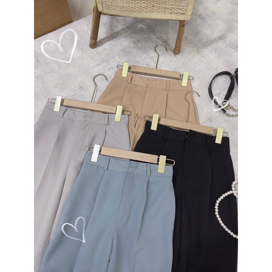 QUẦN BAGGY BASIC, quần công sở [Moment House]