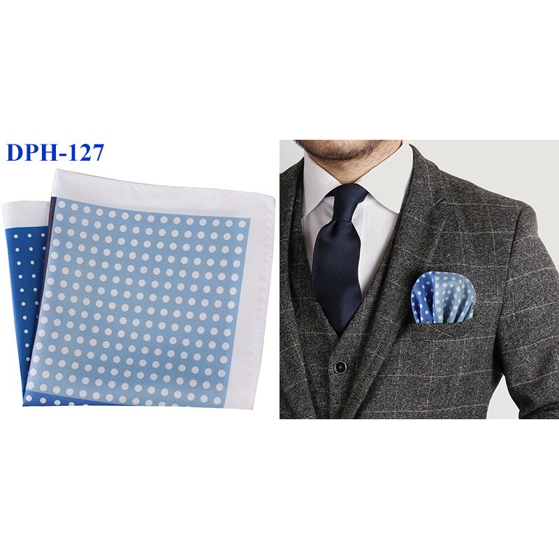 Khăn cài túi áo vest cho nam - pocket square