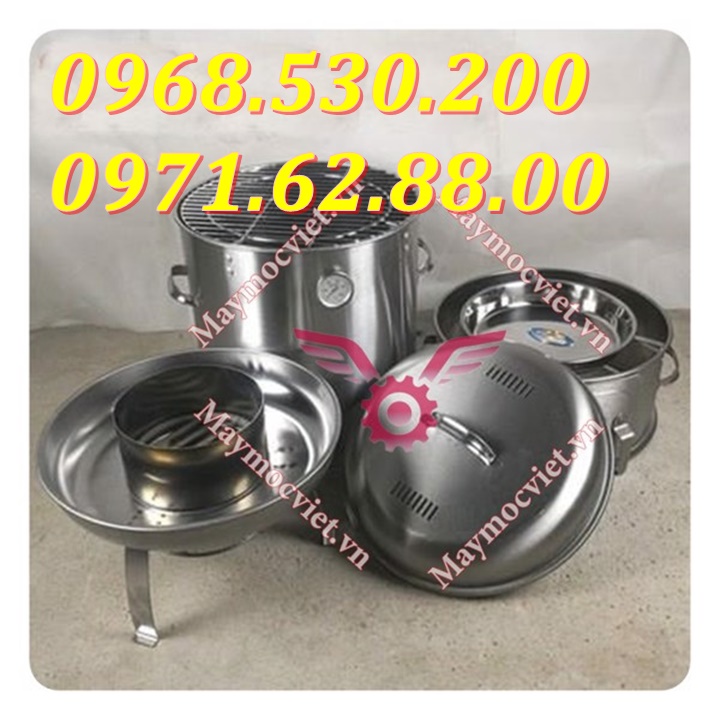 Hướng Dẫn Sử Dụng Lò Lu Quay Nướng Vịt Gà Mini 40 Inox Dùng Than
