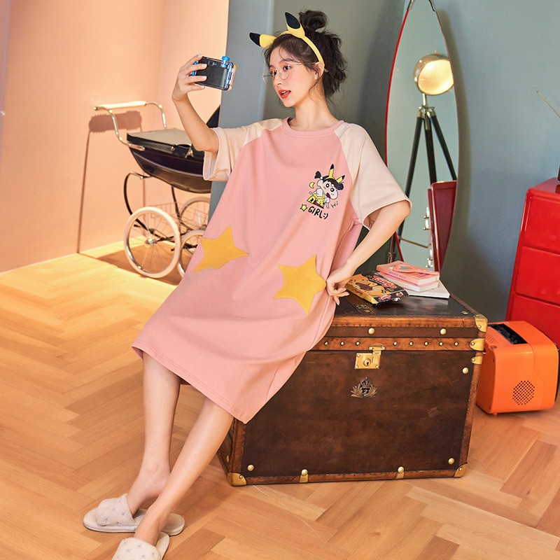 Váy Ngủ Cute, Đầm Ngủ Họa Tiết Hoạt Hình Nhiều Mẫu | BigBuy360 - bigbuy360.vn