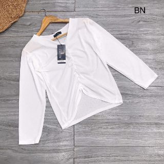 Áo len giấy rúm ngực 3605_BNT