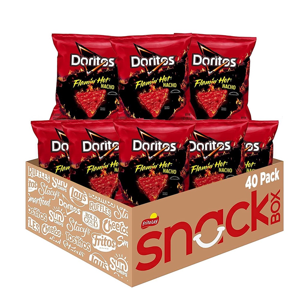 Bánh Snack hiệu Doritos Flamin Hot Nacho 11oz - Hàng nhập USA