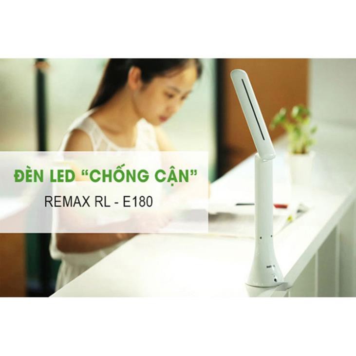 Đèn LED cảm ứng chống cận thị gập gọn 180 độ Remax RL-E180 - Hàng Chính Hãng
